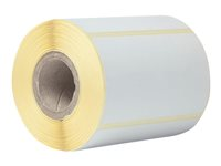 Brother - Vit - 76 x 44 mm 400 etikett (er) (1 rulle/rullar x 400) matrisskurna etiketter (paket om 8) - för Brother TD-4410D, TD-4420DN, TD-4520DN, TD-4550DNWB; RuggedJet RJ-3150 BDE1J044076066