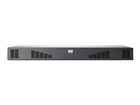 HPE Server Console G2 Switch with Virtual Media and CAC 0x2x16 - Omkopplare för tangentbord/video/mus - 16 x KVM port(s) - 2 lokala användare - skrivbordsmodell - för HPE 10XXX G2, 600, 800; ProLiant DL20 Gen9, DL360 Gen9, e2000 G6, ML110 Gen9; Rack AF618A