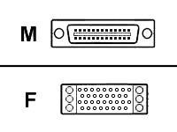 Cisco - V.35-kabel (DCE) - Smart seriell (hane) till M/34 (V.35) (hona) - 3 m - för Universal Access Server AS5300, AS5300-96, AS53-120, AS53-192, AS53-48, AS53-60, AS53-96 CAB-SS-V35FC=