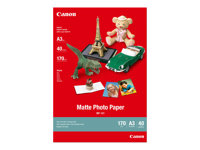 Canon MP-101 - A3 (297 x 420 mm) - 170 g/m² - 40 ark fotopapper - för i6500, 9100, 9950; PIXMA iX7000; S6300, 9000 7981A008