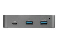 StarTech.com 3-Port USB-C hubb med LAN Port - 10 Gbit/s - 2x USB-A & 1x USB-C - strömförsörjning - Hubb - 1 x USB-C + 2 x USB 3.1 + 1 x 10/100/1000 - skrivbordsmodell - AC 110/240 V - för P/N: PEXUSB321C HB31C2A1CGS