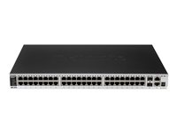 D-Link xStack DES-3552 - Switch - Administrerad - 48 x 10/100 + 2 x kombinations-Gigabit SFP - skrivbordsmodell DES-3552