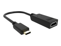 VISION - Videokort - USB-C hane till HDMI hona - svart - 4K60Hz (3840 x 2160) stöd TC-USBCHDMI8K/BL
