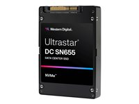 WD Ultrastar DC SN655 WUS5EC0B1ESP7Y3 - SSD - datacenter - 30.72 TB - inbyggd - 2.5" - U.3 PCIe 4.0 (NVMe) 0TS2509