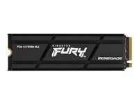 Kingston FURY Renegade - SSD - 2 TB - inbyggd - M.2 2280 - PCIe 4.0 x4 (NVMe) - integrerad kylfläns SFYRDK/2000G