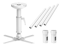 Multibrackets M - Monteringssats (takmontering) - för projektor - tungt arbete - vit - takmonterbar 7350073735235