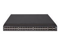 HPE FlexFabric 5700-48G-4XG-2QSFP+ - Switch - L3 - Administrerad - 48 x 10/100/1000 + 4 x 10 Gigabit Ethernet SFP+ / 1 Gigabit Ethernet SFP+ + 2 x 40 Gigabit QSFP+ (upplänk) - rackmonterbar JG894A