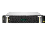 HPE Modular Smart Array 2060 10GbE iSCSI SFF Storage - Hårddiskarray - 86.4 TB - 24 fack (SAS-3) - HDD 14.4 TB x 6 - iSCSI (10 GbE) (extern) - kan monteras i rack - 2U - TAA-kompatibel R9G40B