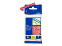 Brother TZe-431 - Svart på röd - Rulle (1,2 cm x 8 m) 1 kassett(er) bandlaminat - för Brother PT-P750, P950; P-Touch PT-E310; P-Touch Cube PT-P300; P-Touch Cube Pro PT-P910 TZE431