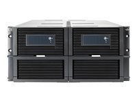 HPE StorageWorks Modular Disk System 600 with two Dual Port I/O Module System - Hårddiskarray - 70 fack ( SATA-300 / SAS ) - 0 x HDD - SAS (extern) - kan monteras i rack - 5U AJ866A