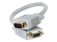 C2G Premium - VGA-förlängningskabel - HD-15 (VGA) (hane) till HD-15 (VGA) (hona) - 50 cm 81095