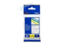 Brother TZe-135 - Självhäftande - vit på transparent - Rulle (1,2 cm x 8 m) 1 kassett(er) bandlaminat - för Brother PT-D210, D600, H110; P-Touch PT-1880, D450, E110, E310, E550, E800, H110, P900 TZE135