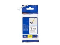 Brother TZe-FX221 - Svart på vitt - Rulle (0,9 cm x 8 m) 1 kassett(er) flexibel tape - för P-Touch PT-E310, E550, P900; P-Touch Cube Plus PT-P710; P-Touch Pro PT-H111 TZEFX221