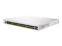 Cisco Business 350 Series 350-48P-4X - Switch - L3 - Administrerad - 48 x 10/100/1000 (PoE+) + 4 x 10 Gigabit SFP+ - rackmonterbar - PoE+ (370 W) CBS350-48P-4X-EU