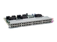 Cisco Catalyst 4500E Series Universal Line Card - Switch - 48 x 10/100/1000 (PoE) - insticksmodul - PoE - för Catalyst 4500E, 4503-E, 4506-E, 4507R+E, 4507R-E, 4510R+E, 4510R-E WS-X4748-UPOE+E=