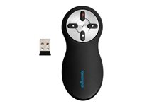 Kensington Si600 Wireless Presenter with Laser Pointer - Presentationsfjärrkontroll - 4 knappar - RF - svart 33374EU