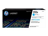 HP 212X - Lång livslängd - cyan - original - LaserJet - tonerkassett (W2121X) - för Color LaserJet Enterprise M555, MFP M578; LaserJet Enterprise Flow MFP M578 W2121X