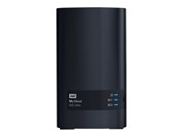 WD My Cloud EX2 Ultra WDBVBZ0320JCH - Personlig molnlagringsenhet - 2 fack - 32 TB - HDD 16 TB x 2 - RAID 0, 1, JBOD - RAM 1 GB - Gigabit Ethernet - iSCSI support WDBVBZ0320JCH-EESN