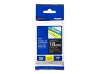 Brother TZe-345 - Standardlim - vitt på svart - Rulle (1,8 cm x 8 m) 1 kassett(er) bandlaminat - för Brother PT-D600; P-Touch PT-1880, D450, E310, E550, E800, P900; P-Touch Cube Plus PT-P710 TZE345
