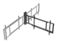 Multibrackets M Motorized Swing Mount X-Large (RF) - Monteringssats (svängbar arm) - för LCD-TV - svart - skärmstorlek: 43"-75" - väggmonterbar 7350105212642