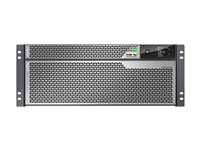 APC Smart-UPS Ultra - UPS (kan monteras i rack) (hög densitet) - online - AC 230 V - 10000 Wh - 10000 VA - litiumjon - utgångskontakter: 12 - 4U - silvergrå SRTL10KRM4UI