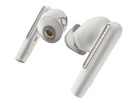 HP Poly Voyager Free 60 UC M - True wireless-hörlurar med mikrofon - inuti örat - Bluetooth - aktiv brusradering - USB-A via Bluetooth-adapter - sandvit - Certifierad för Microsoft-teams 7Y8L5AA