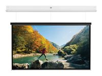 Da-Lite DescenderPro - Projektorduk - takmontering - motoriserad - 230 V - 139.8" (355 cm) - 16:9 - Matte White - RAL 9016 10101749