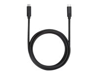 Targus - USB-kabel - 24 pin USB-C (hane) till 24 pin USB-C (hane) - 2 m - upp till 5 Gbps dataöverföringshastighet - svart ACC928GLX