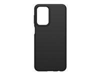 OtterBox React Series - Baksidesskydd för mobiltelefon - stöttålig - syntetiskt gummi, polykarbonat - svart - för Samsung Galaxy A23 5G 77-89523