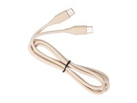 Jabra - USB-kabel - 24 pin USB-C (hane) till 24 pin USB-C (hane) - 1.2 m - beige 14208-34