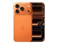 Apple iPhone 17 Pro - 5G smartphone - dual-SIM / Internminne 1 TB - OLED-skärm - 6.3" - 2622 x 1206 pixlar (120 Hz) - 3 st. bakre kameror 48 MP, 48 MP, 48 MP - front camera 18 megapixlar - kosmisk orange MG8Q4QN/A