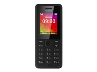 Nokia 106 - Mobiltelefon - 160 x 128 pixlar ( 114 ppi ) - TFT - svart A00015066