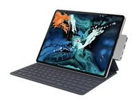 HyperDrive 4-in-1 Hub - Dockningsstation - USB-C - HDMI - för Apple 10.9-inch iPad Air; 11-inch iPad Pro; 12.9-inch iPad Pro; iPad mini (6:e generation) HD319E-SILVER