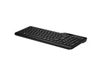 HP 475 - Tangentbord - dubbelt läge, multienhet, kompakt, 2-zonslayout, tangentrörelser med låg profil, 12 programmerbara knappar - trådlös - 2.4 GHz, Bluetooth 5.3 - hela norden - gagatsvart 7N7B9AA#UUW